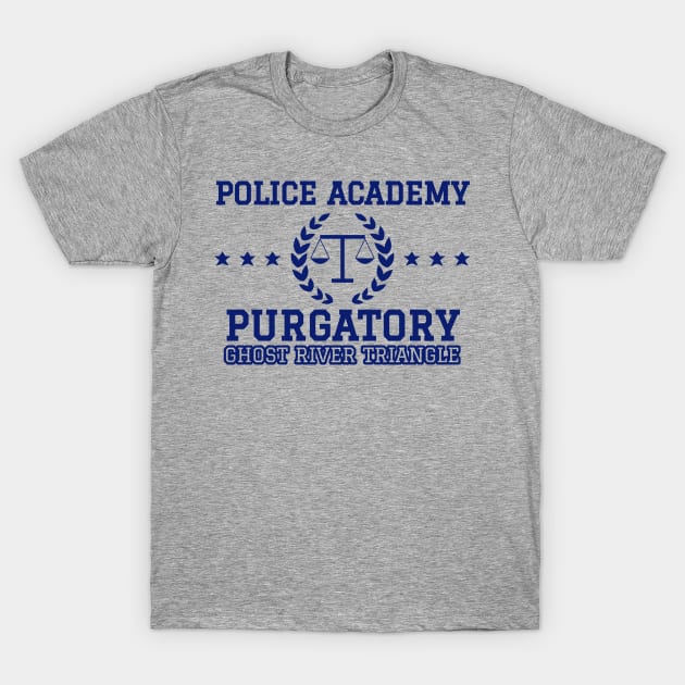 Purgatory Police Academy T-Shirt by Kizmit